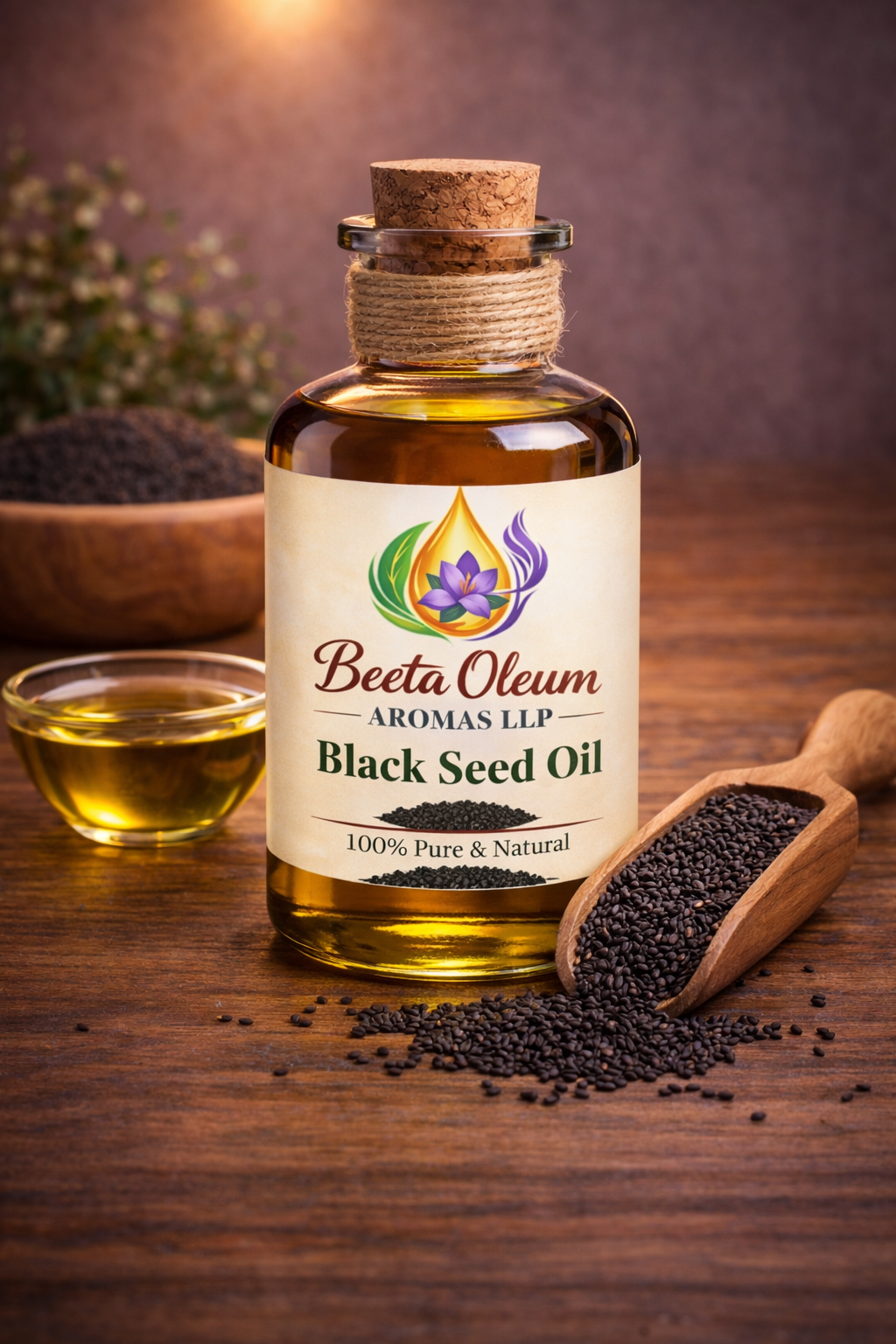 Black Seed Oil Bottle